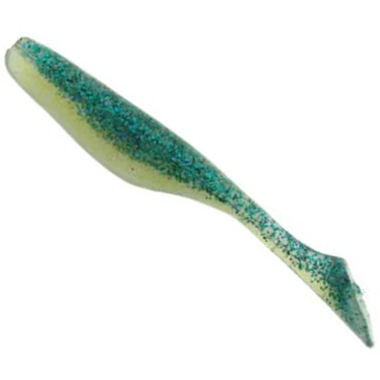 Shad Bass Assasin Turbo Walleye, Phantom Green, 10cm, 10buc/pac