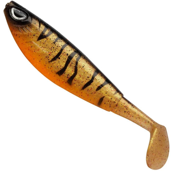 Shad Berkley Sick Flanker, Motoroil Burbot , 10cm, 48buc/pac