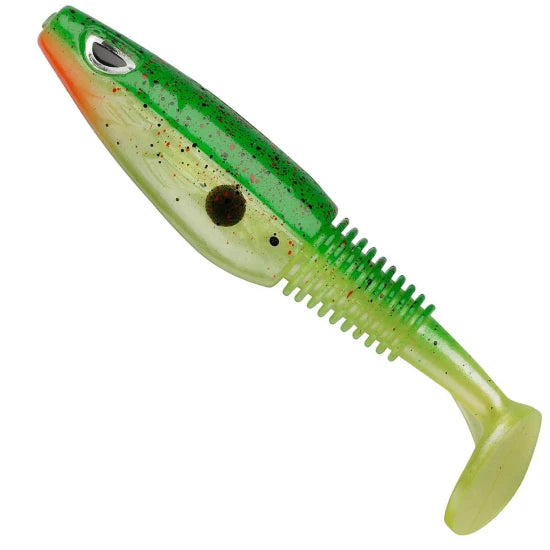 Shad Berkley Sick Swimmer, Hot Firetiger, 12cm, 32buc/pac