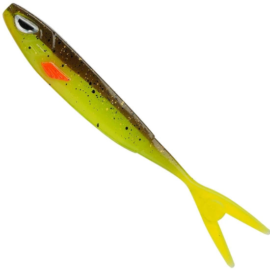 Shad Berkley Sick Vamper, Brown Chartreuse, 9cm, 40buc/pac