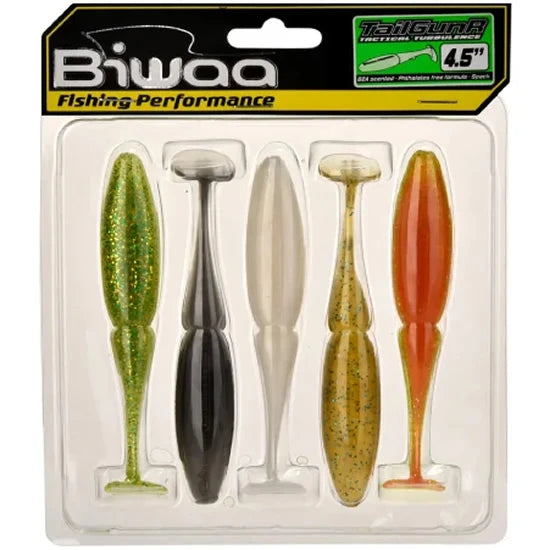 Shad Biwaa Tailgunr Swimbait 4.5", Mix Color, 11.50cm, 5buc/pac