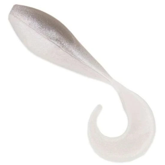 Shad Bass Assasin Curly, Culoare Albino Shad, 5cm, 10buc/plic
