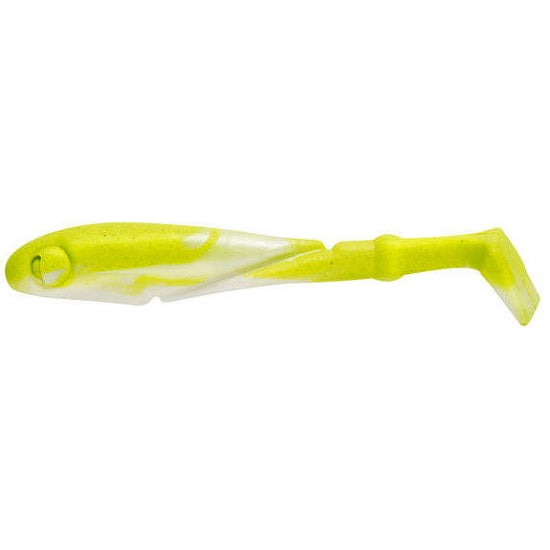 Shad Berkley Paddle-Tail, Chartreuse, 7.5cm, 18buc/plic