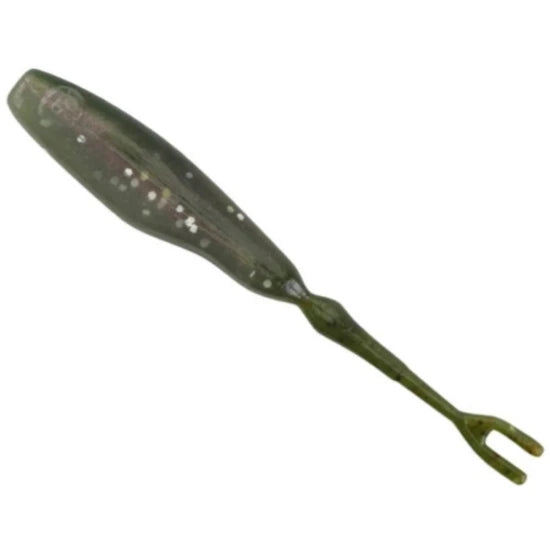 Shad Berkley Powerbait Ice Snake Tongue Minnow, Emerald Shiner, 3.8cm, 14buc/pac