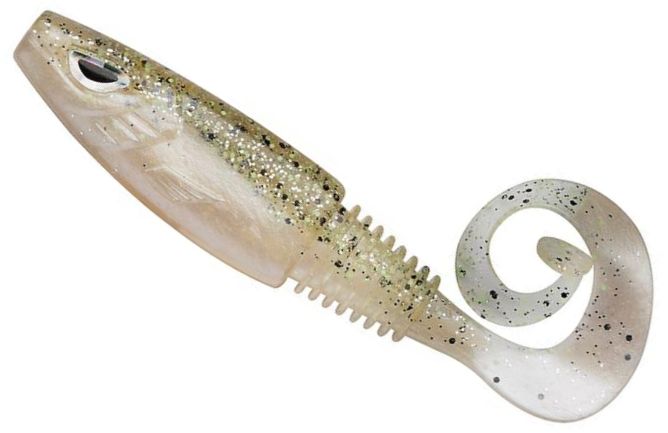 Shad Berkley Soft Bait Sick Curl Shad Salt &amp; Pepper, 7g, 8cm