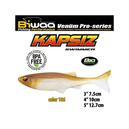 Shad Biwaa Kapsiz 12,7cm, Culoare 106 Wakasagi