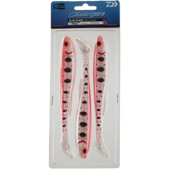 Shad Daiwa Grandwave Slim Shady Sea, Pink Sardine, 13.5cm, 3buc/pac