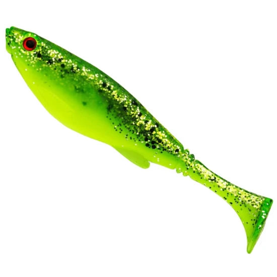 Shad Daiwa Prorex Belly, Chartreuse Shocker, 6cm, 2g, 4buc/pac