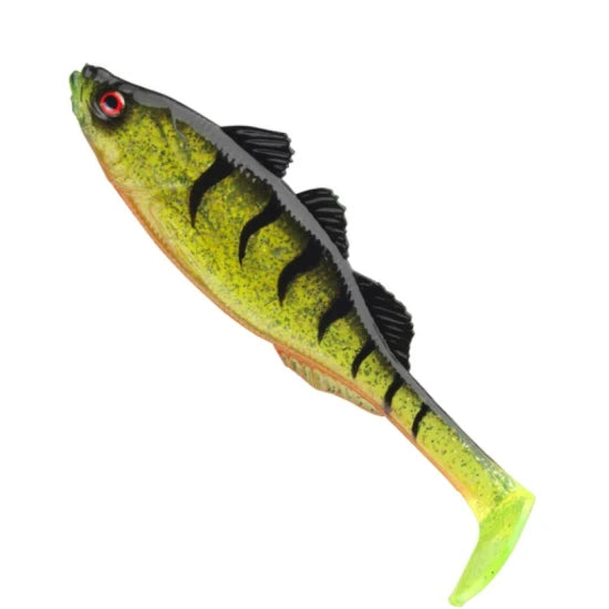 Shad Daiwa Prorex Live Perch, Ghost Firetiger, 7.5cm, 5buc/pac