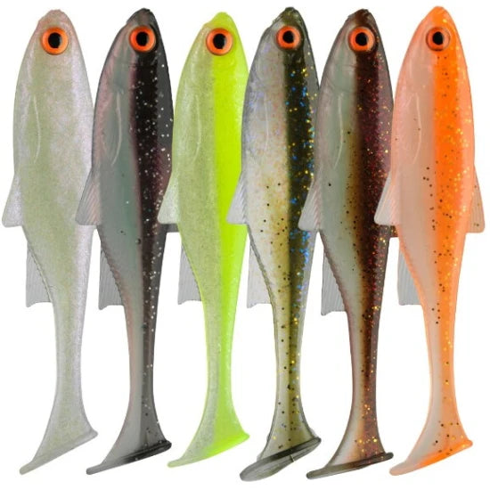 Shad Daiwa Prorex Live Roach, Color Mix, 6.5cm, 2g, 6buc/pac