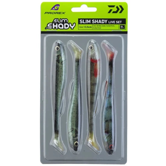 Shad Daiwa Prorex Real Slim Live, Color Mix, 13.5cm, 13.5g, 5buc/pac