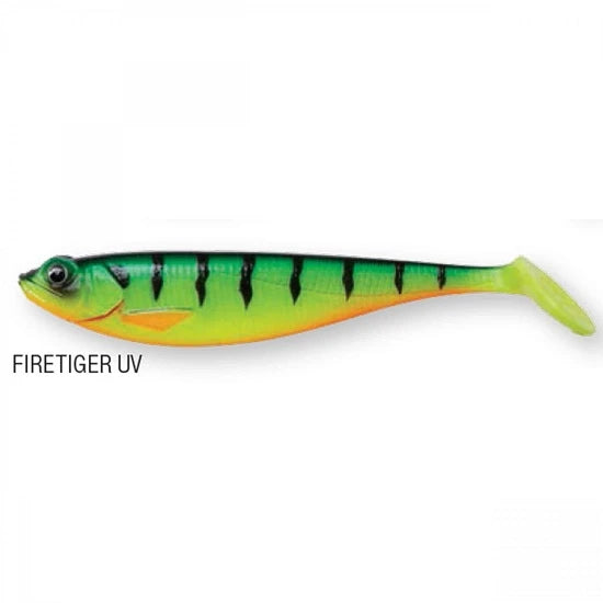 Shad Dam Effzett Shadster 7cm 3.4gr Firetiger Uv