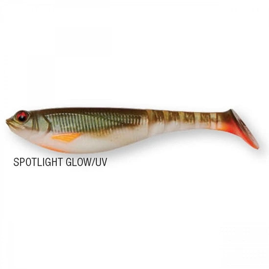 Shad Dam Effzett Shadster Power Tail 8cm 5.6gr Spotlight Glow Uv
