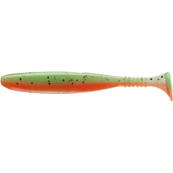 Shad Daiwa D.fin, Hot Tomato, 10cm, 7buc/plic