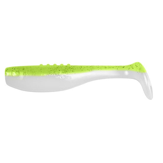 Shad Dragon Bandit PRO  Pearl / Chartreuse 01650 2.5 inch/ 6cm