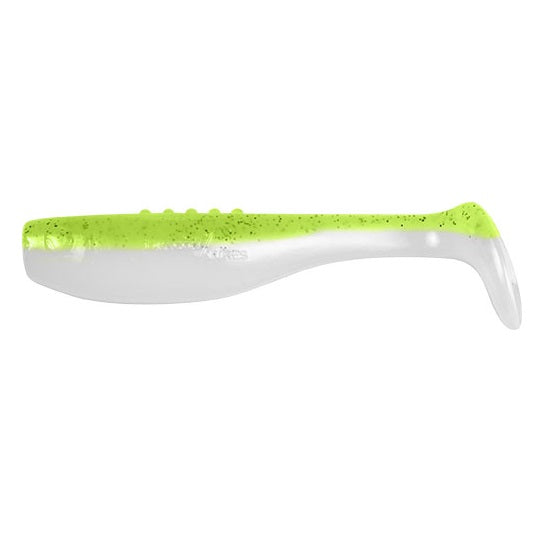 Shad Dragon Bandit PRO Pearl / Chartreuse 01650 4 inch /10 cm