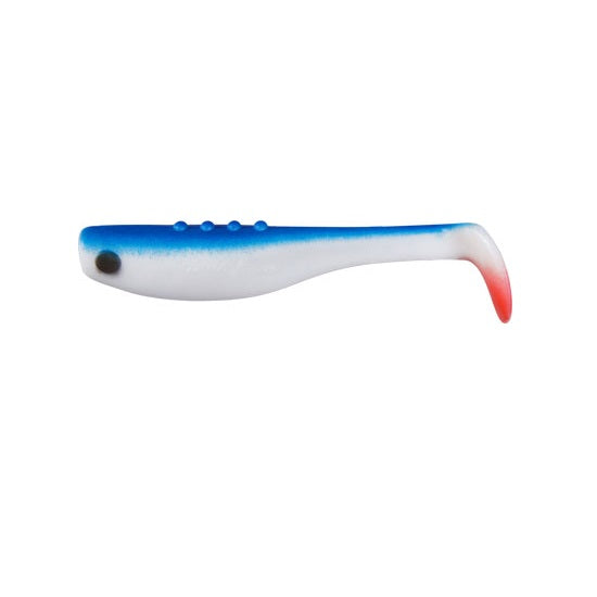 Shad Dragon Bandit White / Blue 10360 4 inch / 10cm