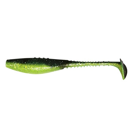 Shad Dragon Belly Fish PRO 10cm Chartreuse-Black