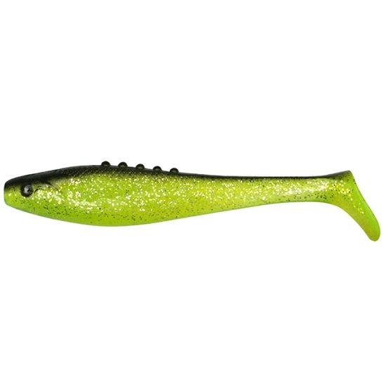 Shad Dragon Lunatic 10cm Chartreuse-Black