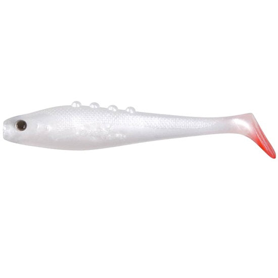 Shad Dragon Lunatic 8.5cm Pearl-Red Tail