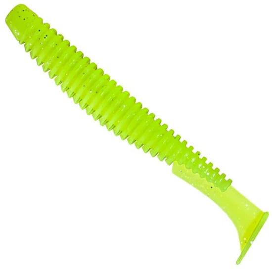 Shad Fast Strike Down Shad 9cm, Chartreuse Neon, 10buc/pac