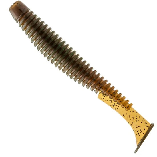 Shad Fast Strike Down Shad 9cm, Motor Oil Pepper, 10buc/pac