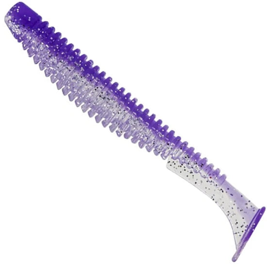 Shad Fast Strike Down Shad 9cm, Violet Ice, 10buc/pac