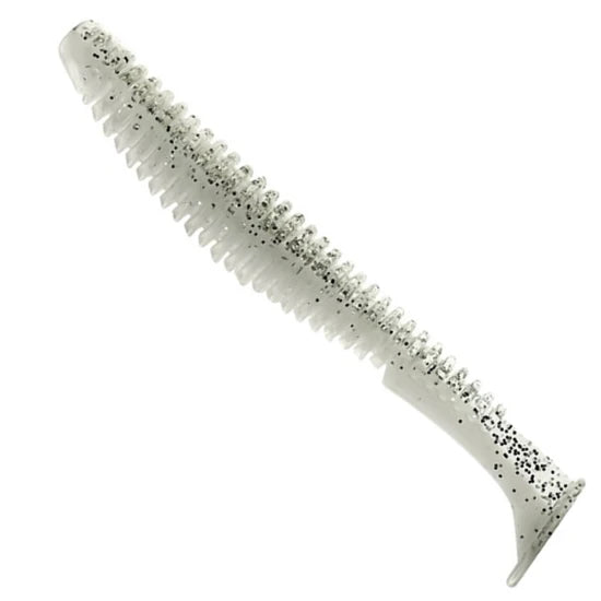 Shad Fast Strike Down Shad 9cm, White Phantom, 10buc/pac
