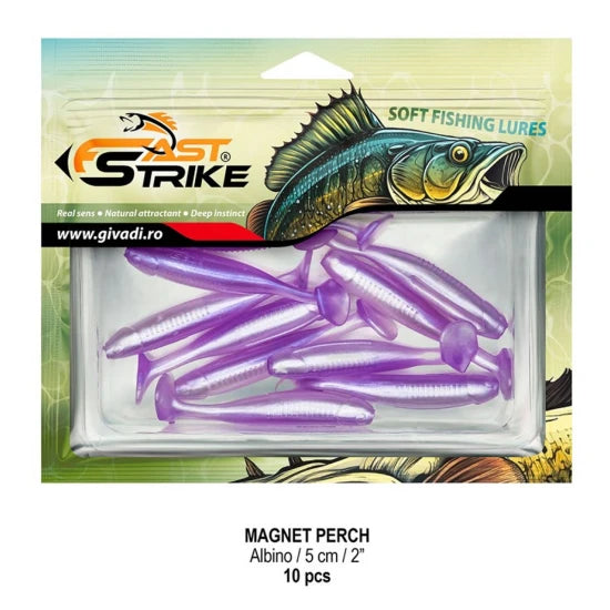 Shad Fast Strike Magnet Perch 5cm, 1.6g, Parrot, 10buc/pac
