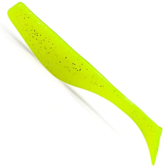 Shad Fast Strike Turbo Zander, 10cm, Chartreuse Silver Gliter, 10buc/pac