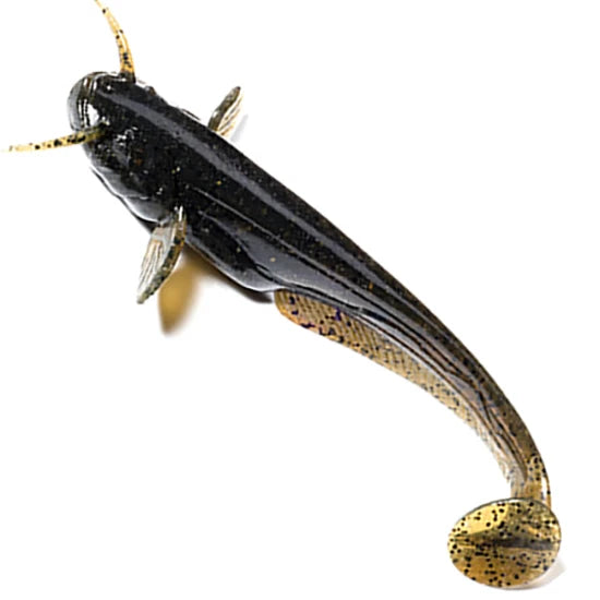 Shad Fishup Catfish, 5cm, Watermelon Brown Black, 10buc/pac