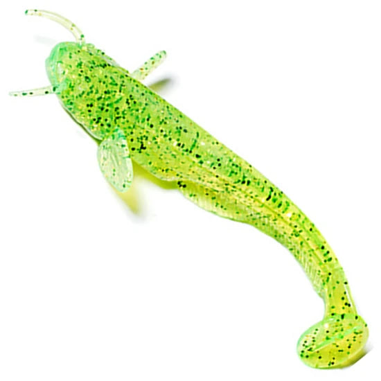 Shad Fishup Catfish, 7.5cm, 026 Flo Chartreuse Green, 8buc/pac