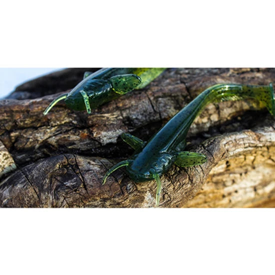 Shad Fishup Catfish, 7.5cm, 026 Flo Chartreuse Green, 8buc/pac