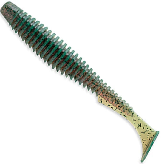 Shad Fishup U-shad, 5cm, Motor Oil Pepper, 10buc/pac