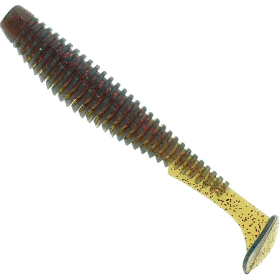 Shad Fishup U-shad, 7cm, Motor Oil Red, 9buc/pac