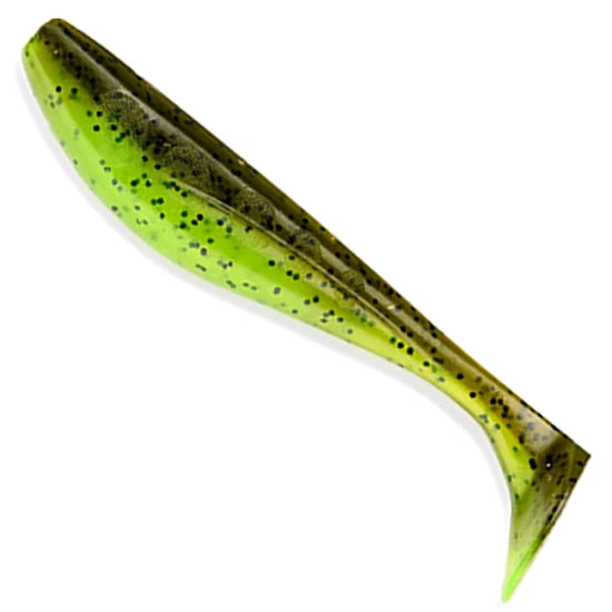 Shad Fishup Wizzle Shad, 12.5cm, Green Pumpkin Chartreuse, 4buc/pac