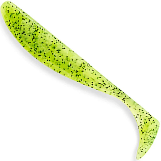 Shad Fishup Wizzle Shad, 8cm, Chartreuse Black, 8buc/pac