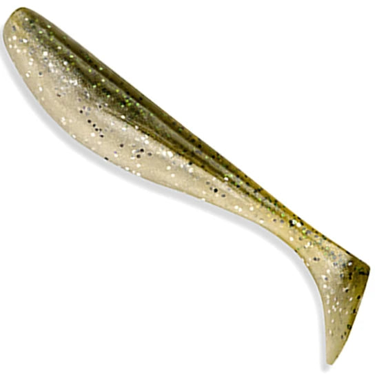 Shad Fishup Wizzle Shad, 8cm, Green Pumpkin Pearl, 8buc/pac