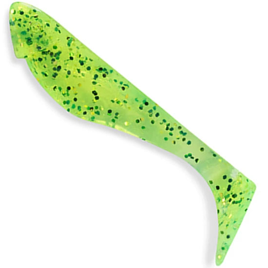Shad Fishup Wizzy , 3.8cm, Flo Chartreuse Green, 10buc/pac