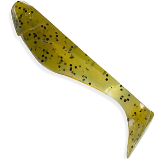 Shad Fishup Wizzy , 3.8cm, Green Pumpkin Seed, 10buc/pac