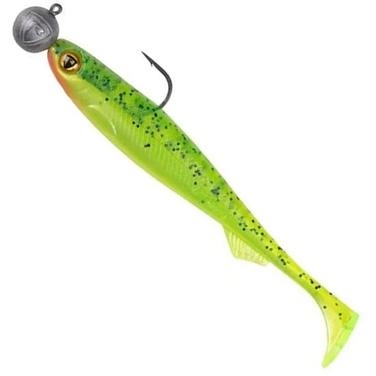 Shad Fox Rage Loaded Slick Shads, 13cm, Lemon Tiger, Jig 4/0-15g, 5buc/pac
