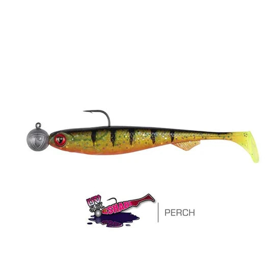 Shad Fox Rage Loaded Slick Shads, 13cm, Perch, Jig 4/0-15g, 5buc/pac