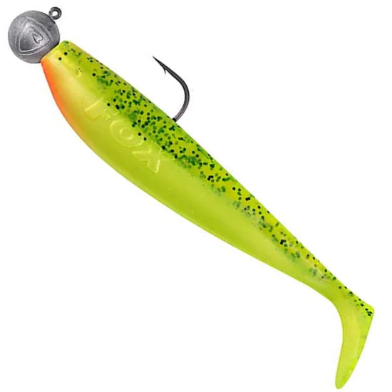 Shad Fox Rage Loaded Zander Pro Shads, 12cm, Lemon Tiger, Jig 4/0-50g, 5buc/pac