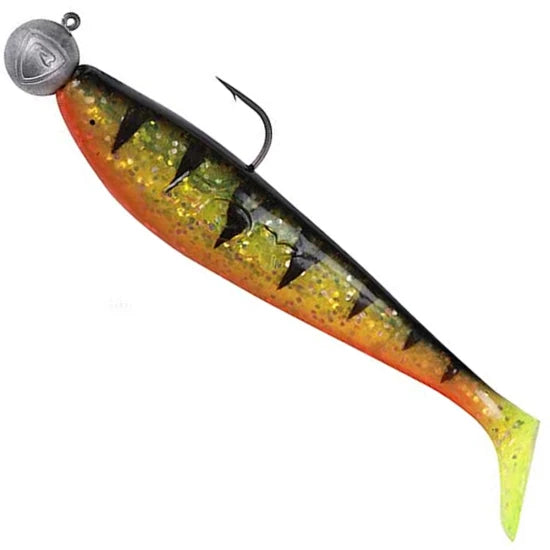 Shad Fox Rage Loaded Zander Pro Shads, 7.5cm, Perch, Jig 1/0-5g, 5buc/pac