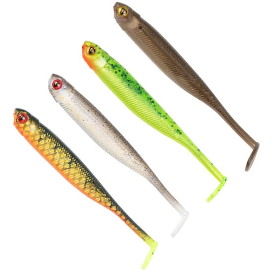 Shad Fox Rage Mini Tiddler Mixed Colour Pack, 8cm, 1buc/pac
