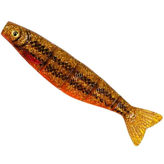 Shad Fox Rage Pro Shad Jointed New Colours, Uv Goldie, 18cm