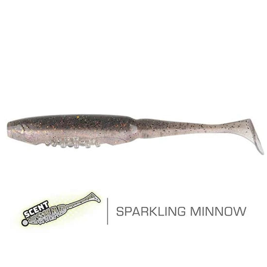 Shad Fox Rage Scent Shads, 13cm, Sparkling Minnow, 5buc/pac