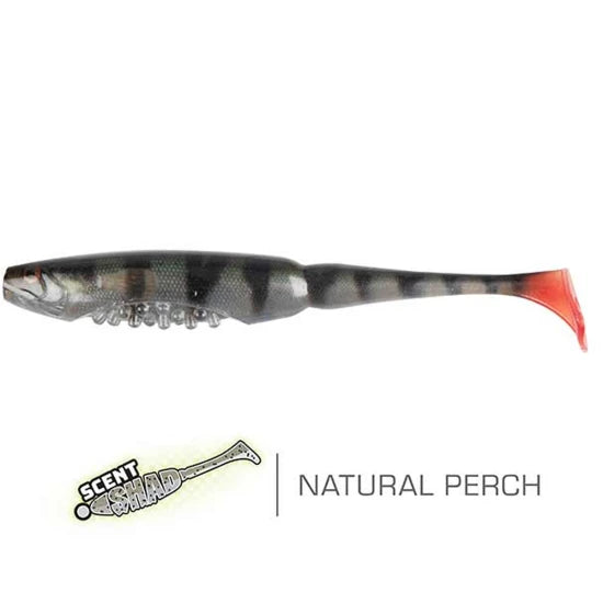 Shad Fox Rage Scent Shads, 7cm, Ultra Natural Perch, 5buc/pac