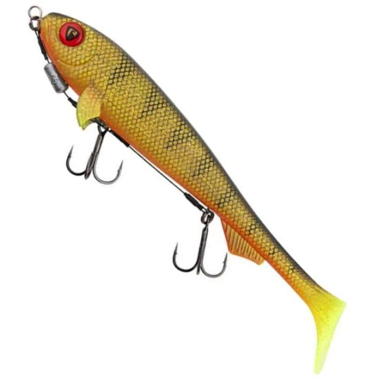 Shad Fox Rage Super Slick Shad Loaded, Uv Natural Perch, 23cm, 1buc/pac