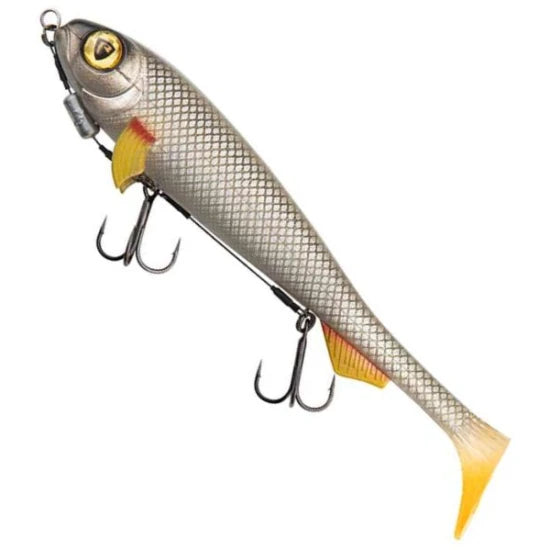 Shad Fox Rage Super Slick Shad Loaded, Uv Silver Ghost, 23cm, 1buc/pac
